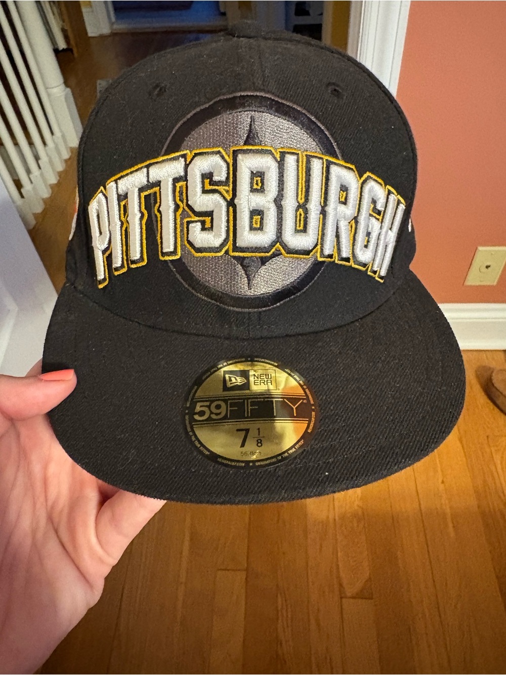 Pittsburgh Steelers New Era Black & Gold 59FIFTY Fitted Cap